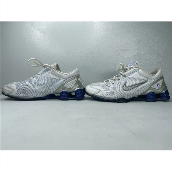 Nike Shox Laser Stability Bridge 313777-111 White/Blue Size 8 2006 main image 6